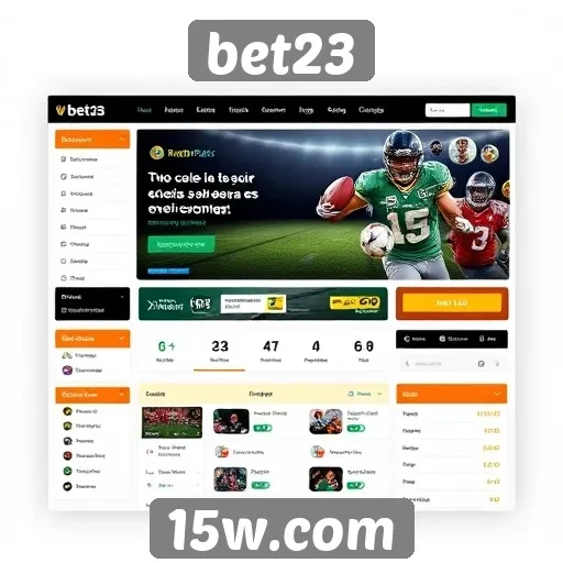 Análise da interface do usuário do site bet23